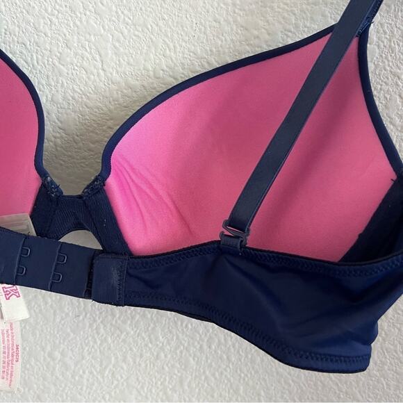 Victoria's Secret Pink Wear Everywhere Push-Up Blue 34C - Picture 5 of 5